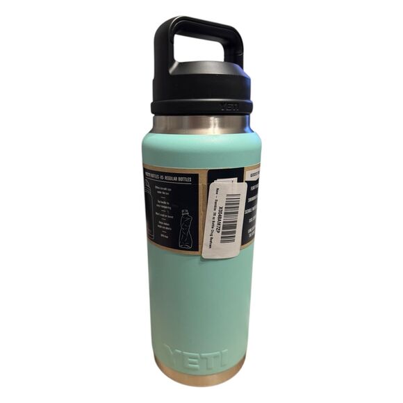 YETI RAMBLER 36 oz INSULATED BOTTLE WITH CHUG CAP SEAFOAM GREEN NWT FREE S/H - Picture 2 of 4
